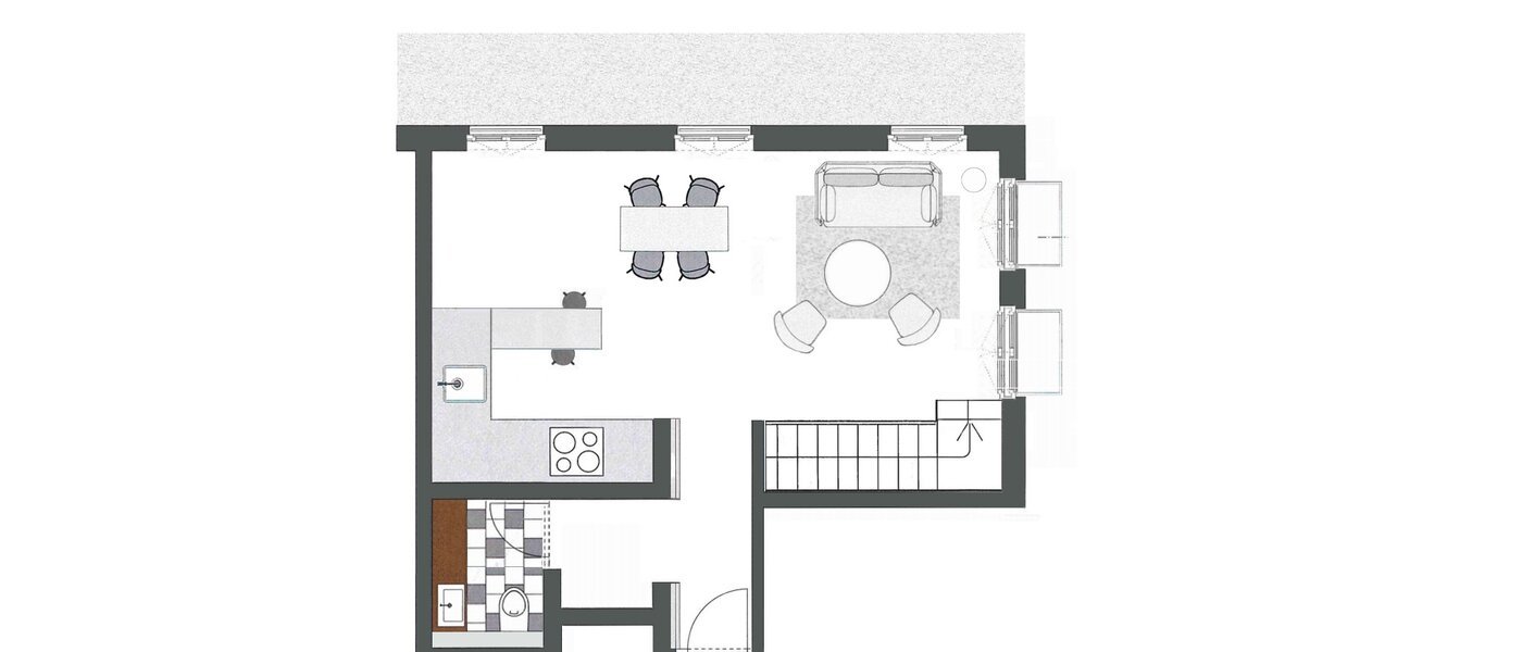 maisonette-gallery apartment München Herzogpark 01 floor plan 12616