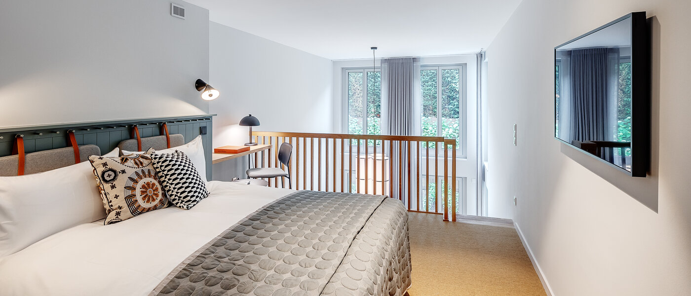 maisonette-gallery apartment München Herzogpark 03 sleeping area 12618