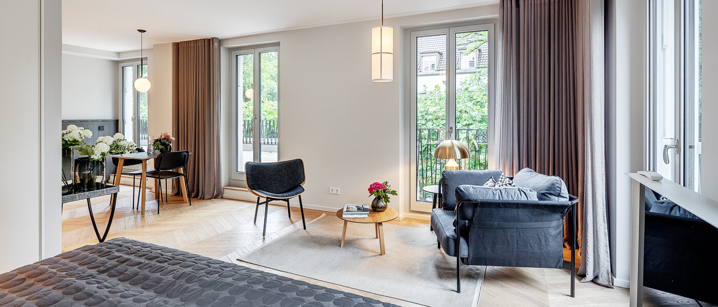 apartment München Herzogpark 03 living area 12619