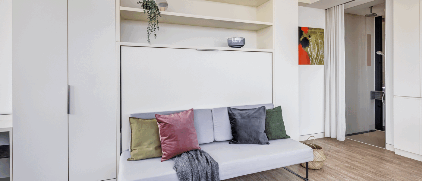 apartment München Olympiadorf 01 sleeping area 12647