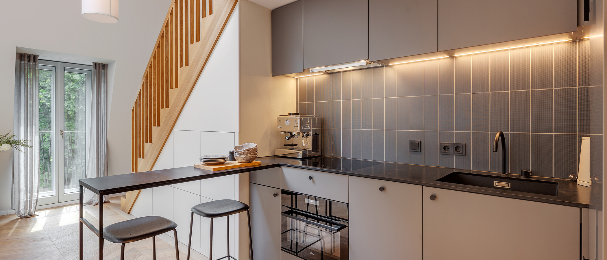 maisonette-gallery apartment München Herzogpark 01 kitchen 12652