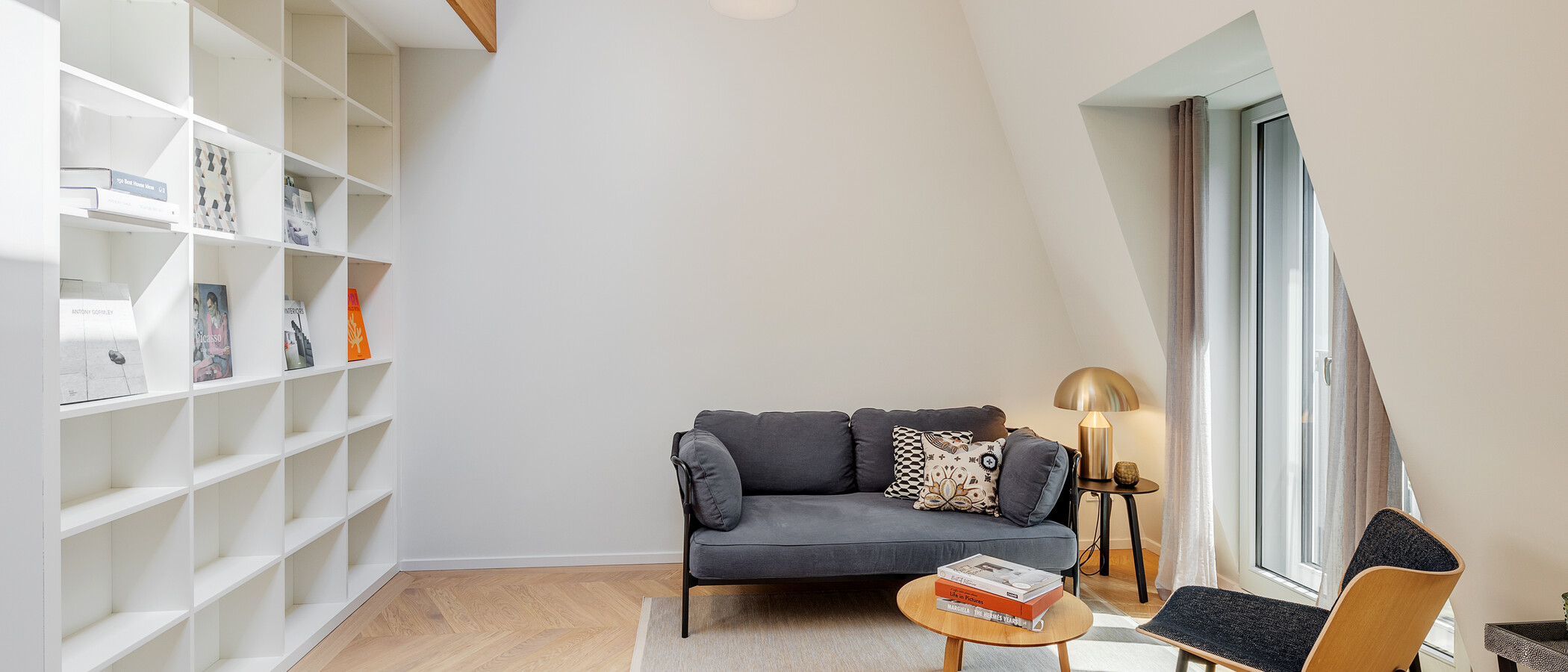 maisonette-gallery apartment München Herzogpark 02 living area 12652