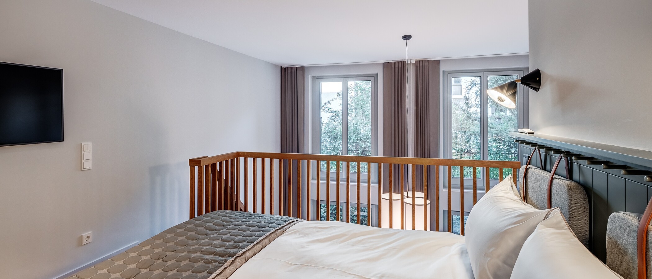 maisonette-gallery apartment München Herzogpark 03 sleeping area 12681