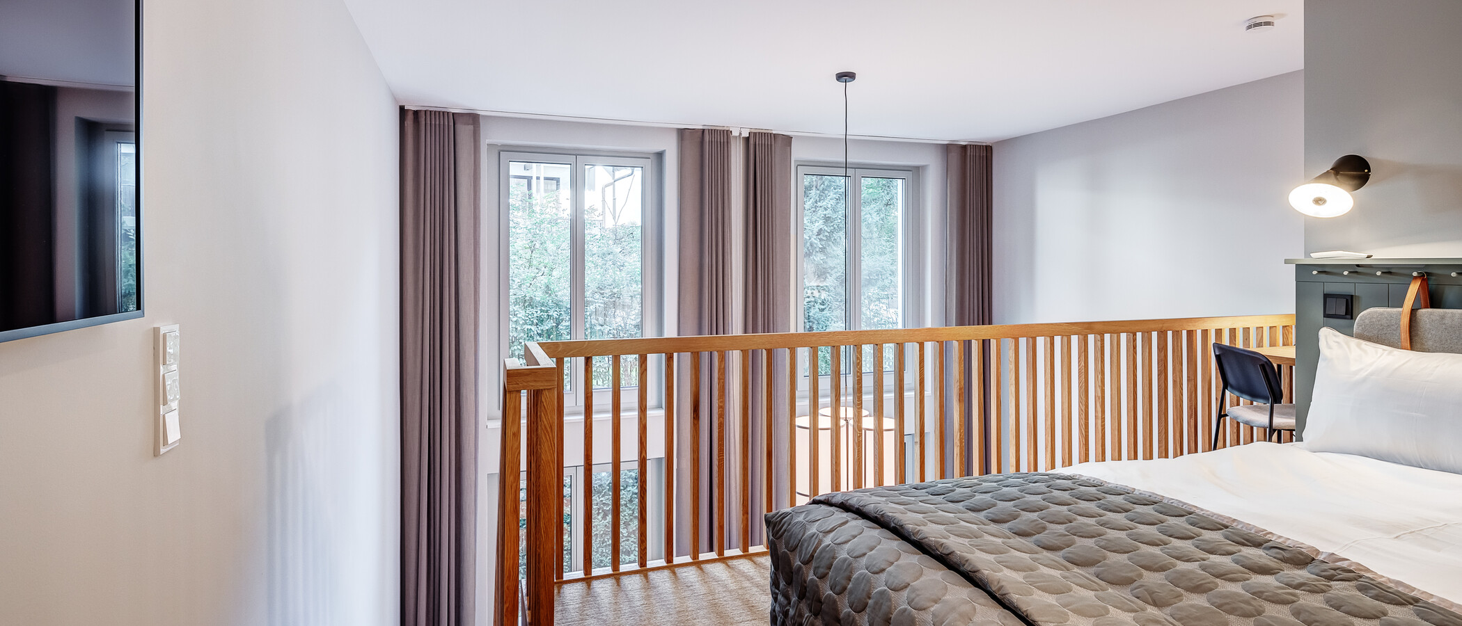 maisonette-gallery apartment München Herzogpark 04 sleeping area 12681
