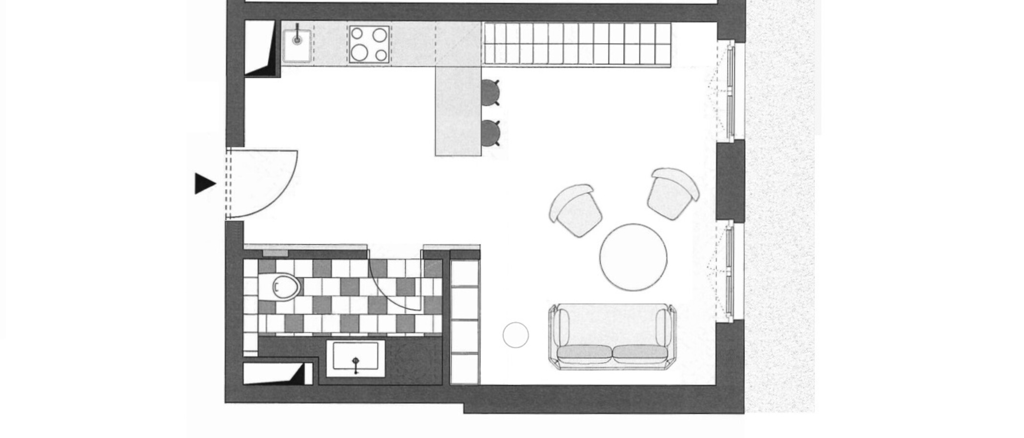 maisonette-gallery apartment München Herzogpark 01 floor plan 12681
