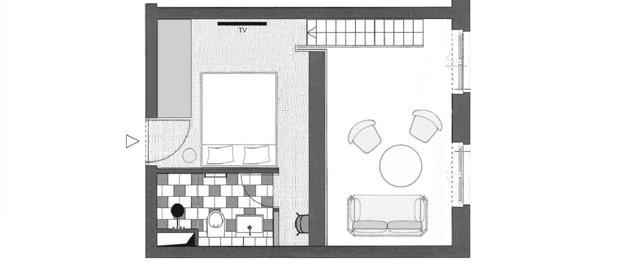 maisonette-gallery apartment München Herzogpark 02 floor plan 12681