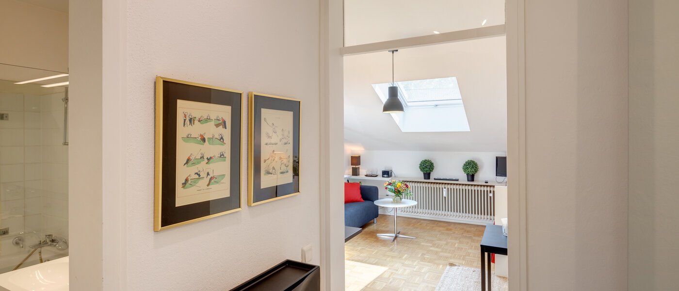 attic apartment Kreuth Weissach 02 hall 12696