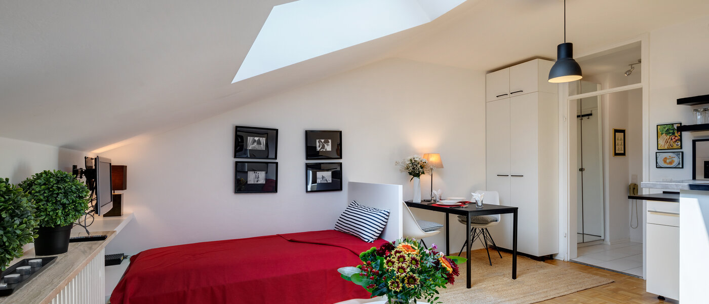 attic apartment Kreuth Weissach 01 sleeping area 12696