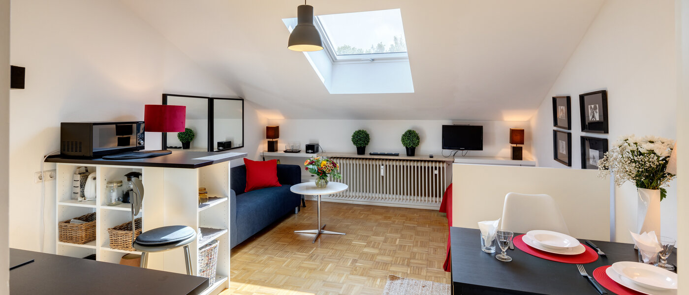 attic apartment Kreuth Weissach 01 living area 12696