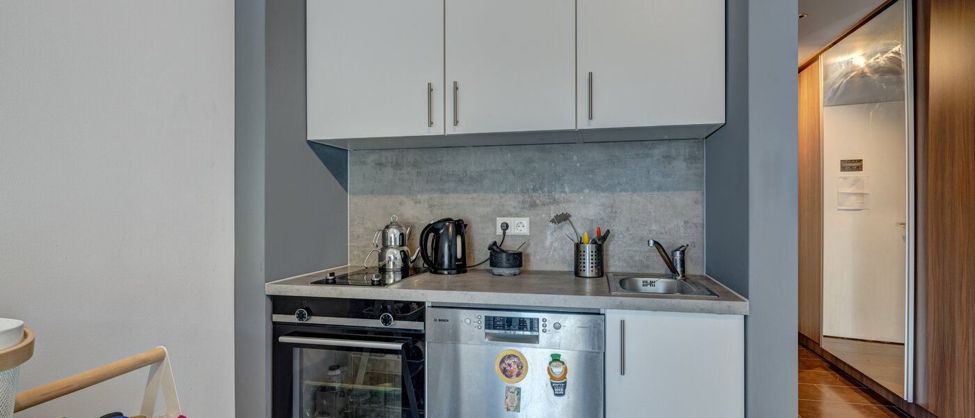 attic apartment München Ludwigsvorstadt 01 kitchen 12778