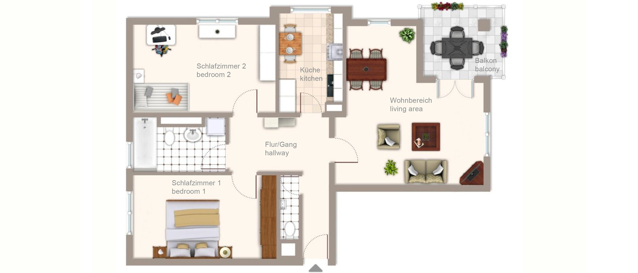 apartment München Moosach 01 floor plan 12800