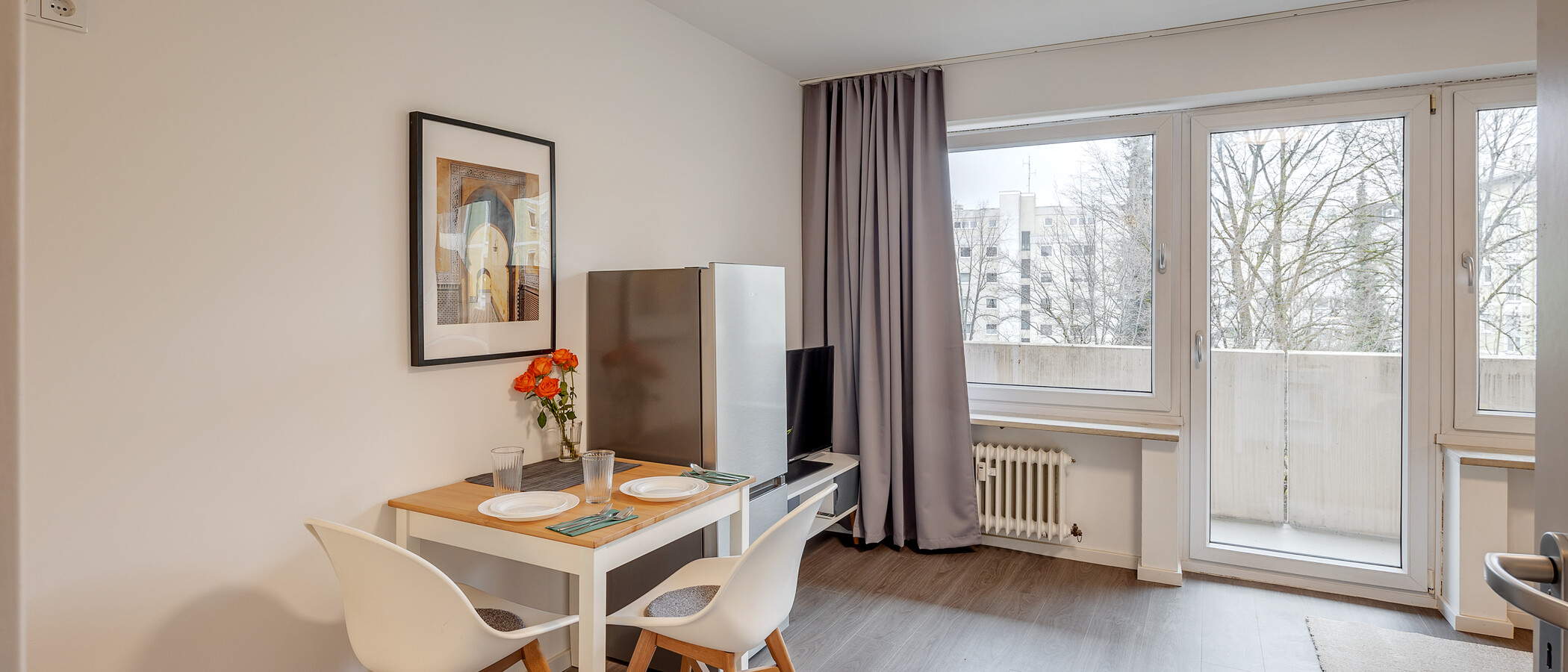 apartment München Neuhausen 03 living area 12838