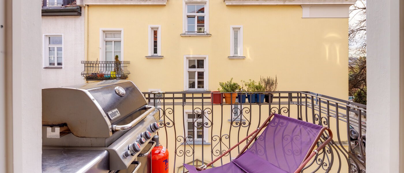apartment München Nymphenburg 01 1. balcony 12846
