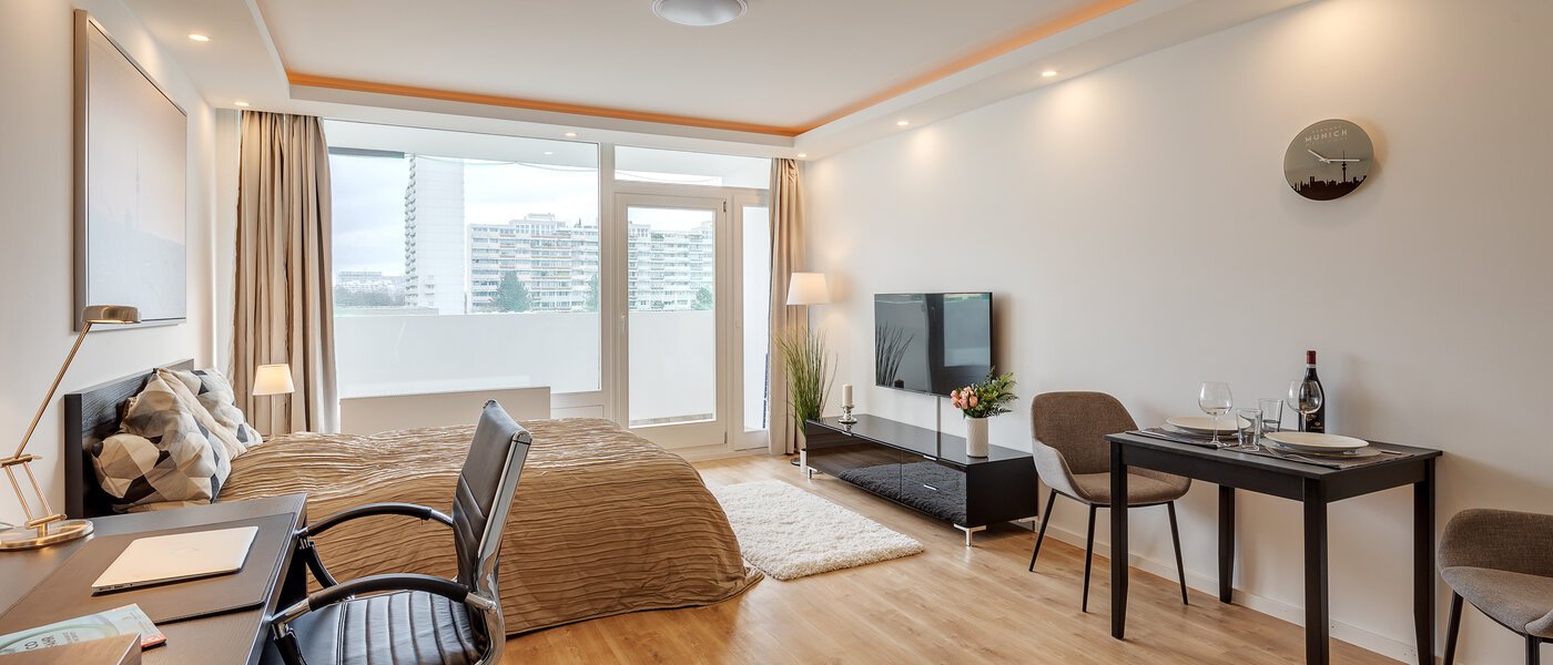 apartment München Olympiazentrum 01 living area 12868