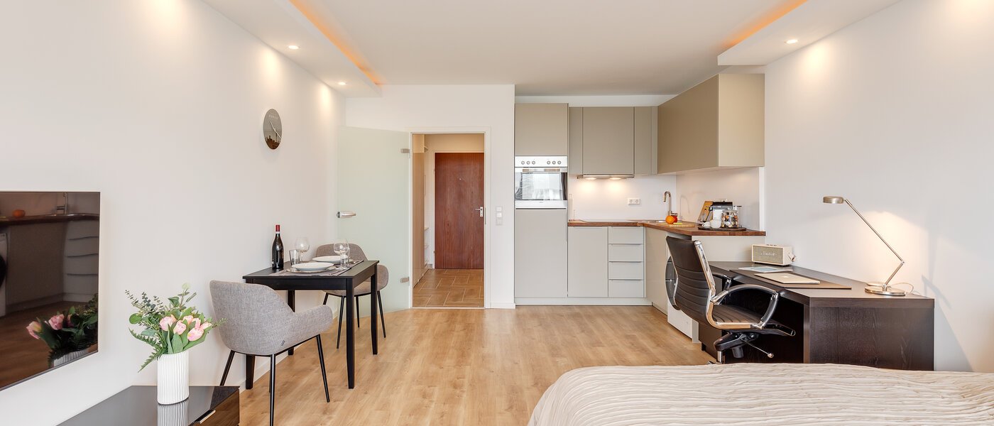 apartment München Olympiazentrum 03 living area 12868