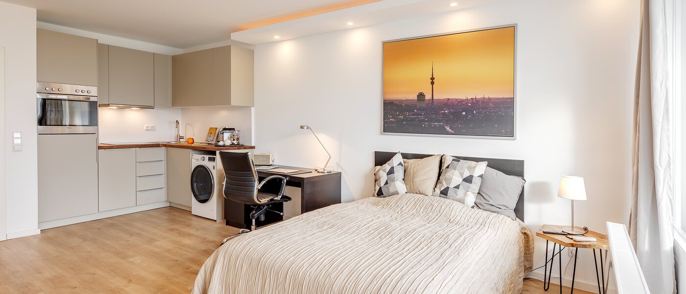 apartment München Olympiazentrum 04 living area 12868