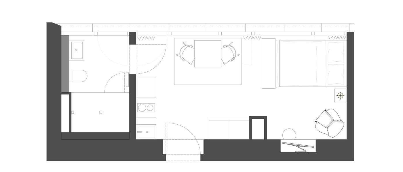 studio München Au 01 floor plan 12874