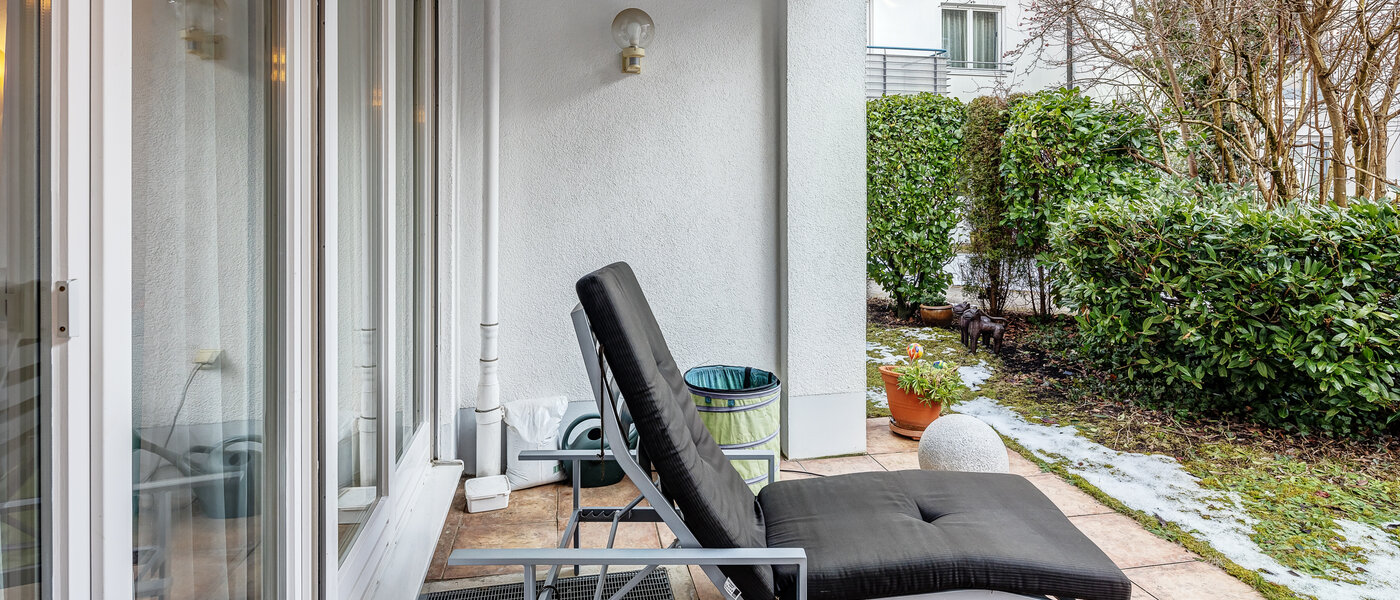 apartment with garden 	 München Solln 02 terrace 12884