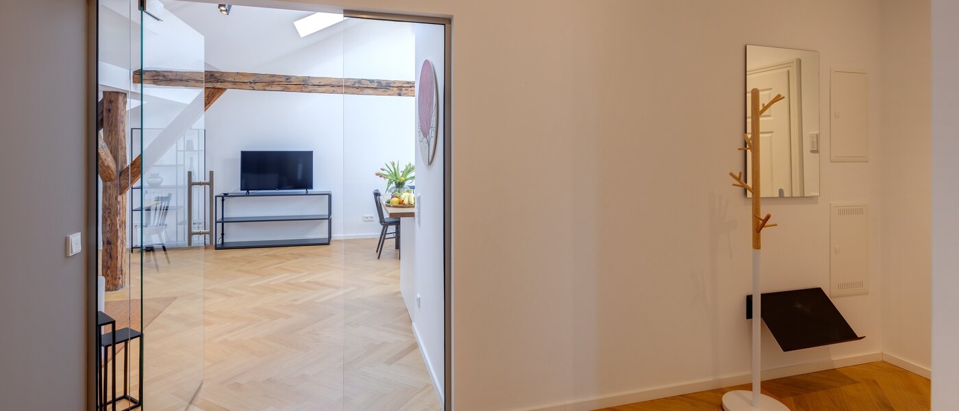 attic apartment München Isarvorstadt 01 hall 12963