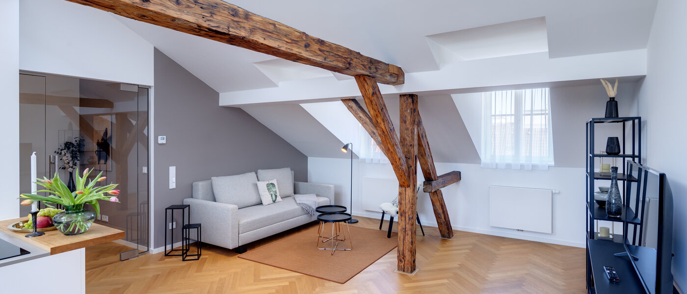 attic apartment München Isarvorstadt 03 living area 12963