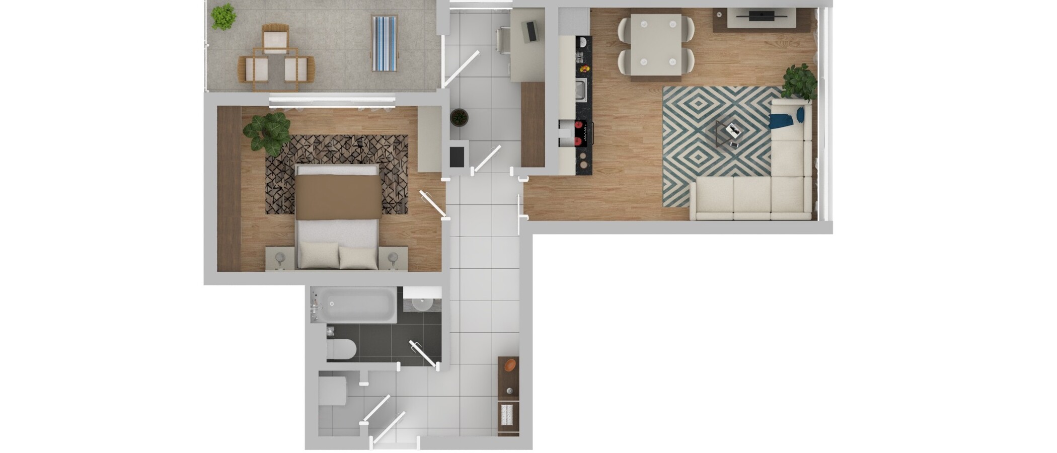 apartment München Laim 01 floor plan 12980
