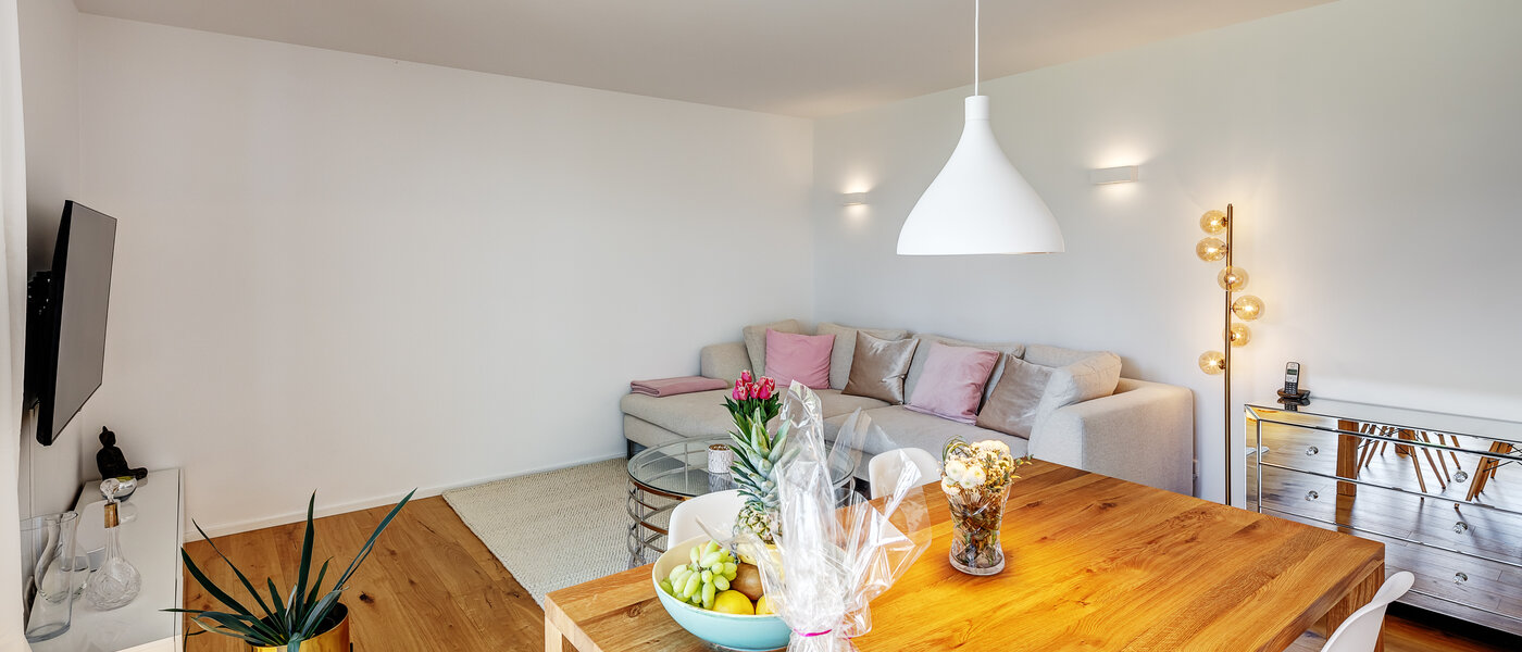 apartment with garden 	 Andechs 03 living area 12988