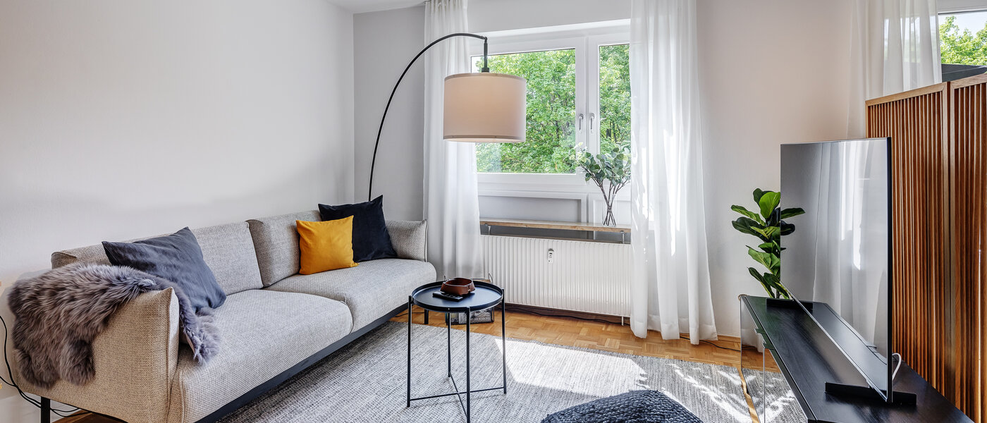 apartment München Parkstadt Schwabing 02 living area 13011