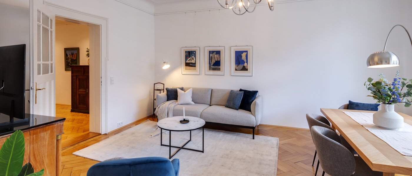 apartment München Lehel 04 living area 13035