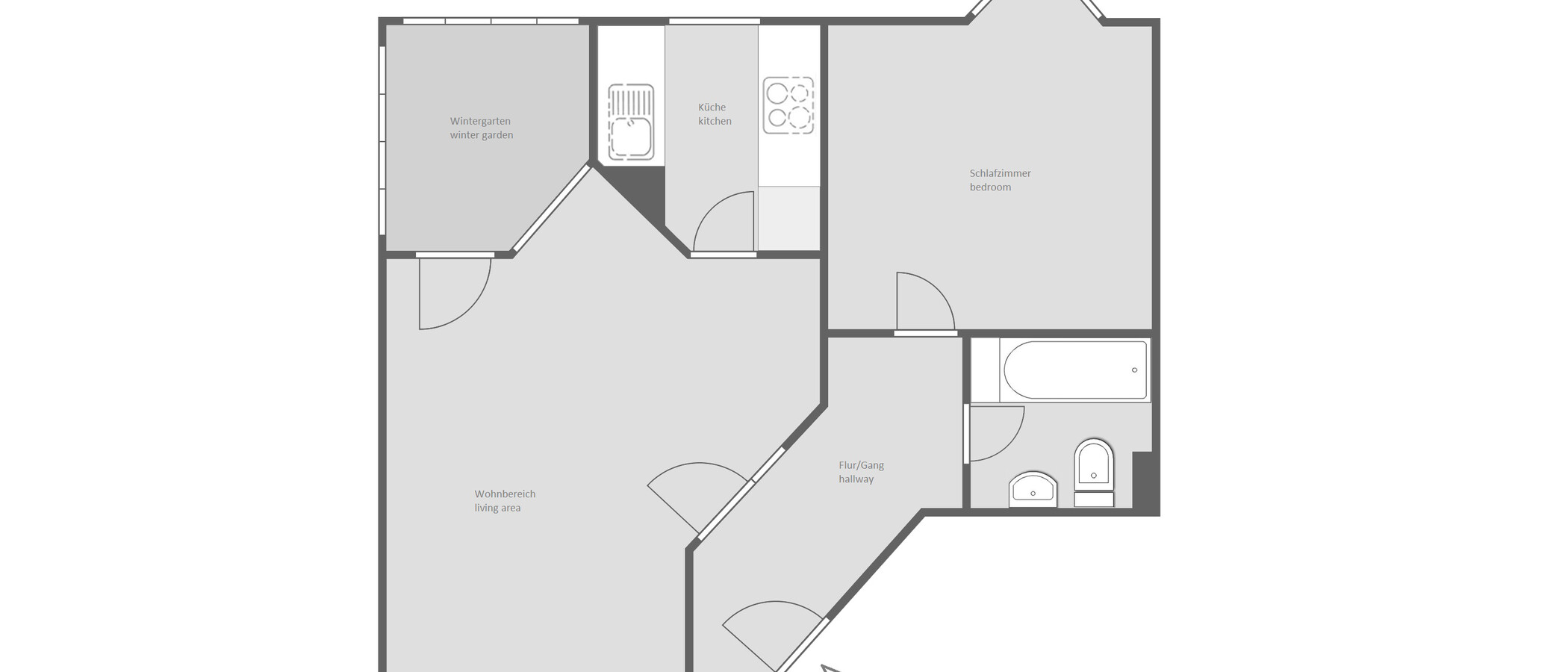 apartment München Schwabing-Nord (zw. Belgrad- & Leopoldstraße) 01 floor plan 13047