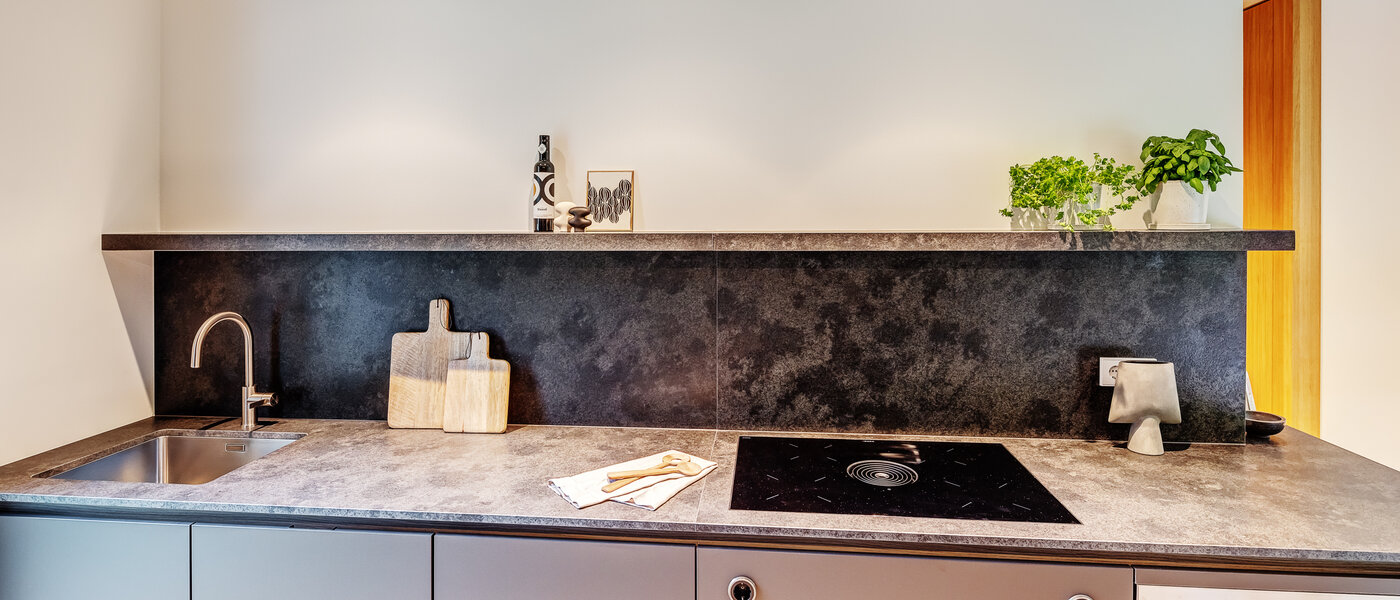 apartment with garden 	 München Harlaching 03 kitchen 13067