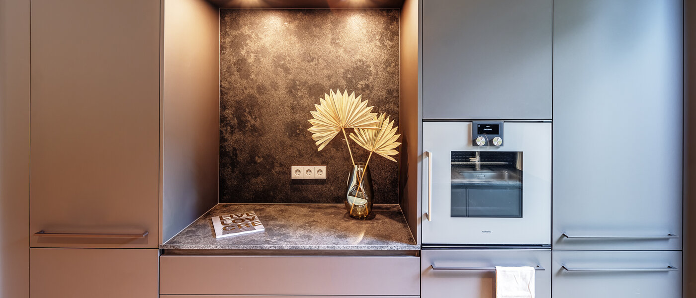 apartment with garden 	 München Harlaching 06 kitchen 13067