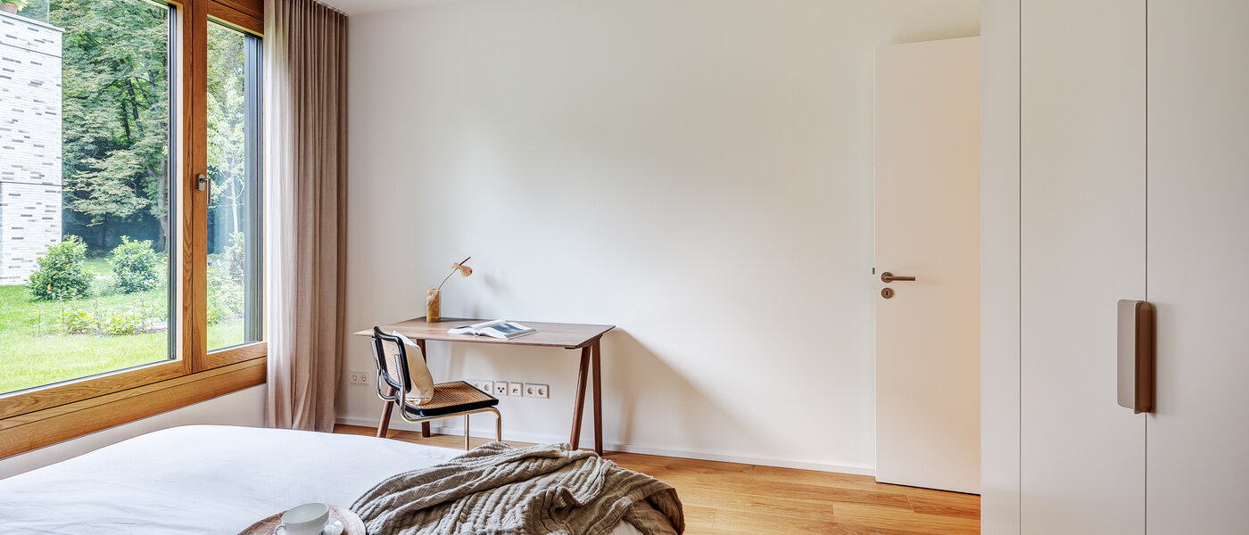 apartment with garden 	 München Harlaching 04 bedroom 13067