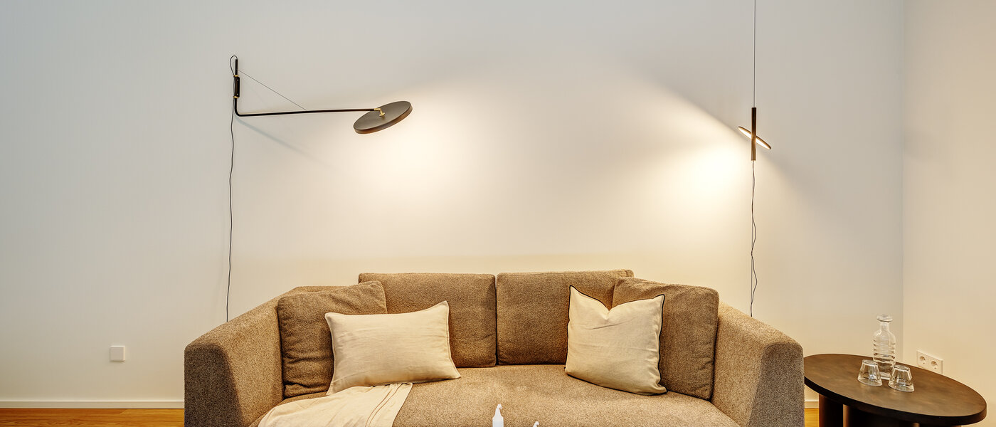 apartment with garden 	 München Harlaching 04 living area 13067