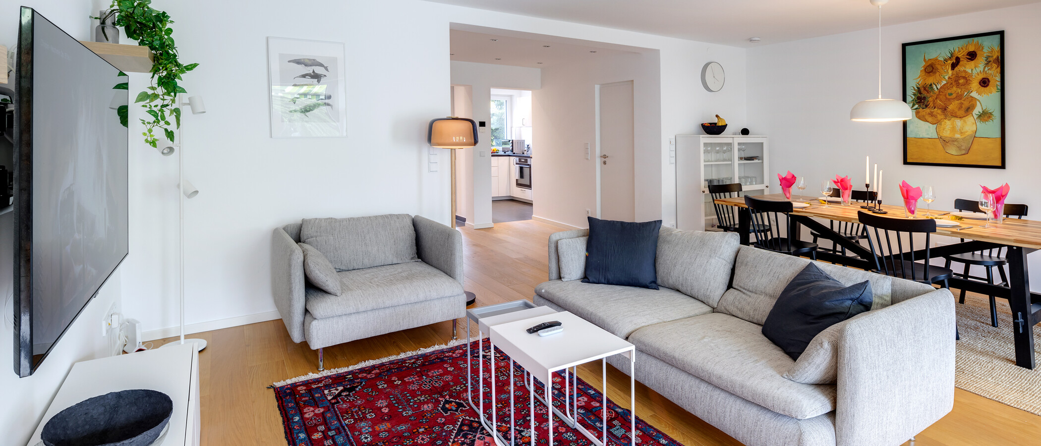 townhouse München Fasangarten 04 living area 13074