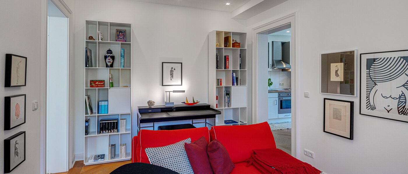 apartment München Schwabing-West (rund um den Hohenzollernplatz) 03 living room 13089