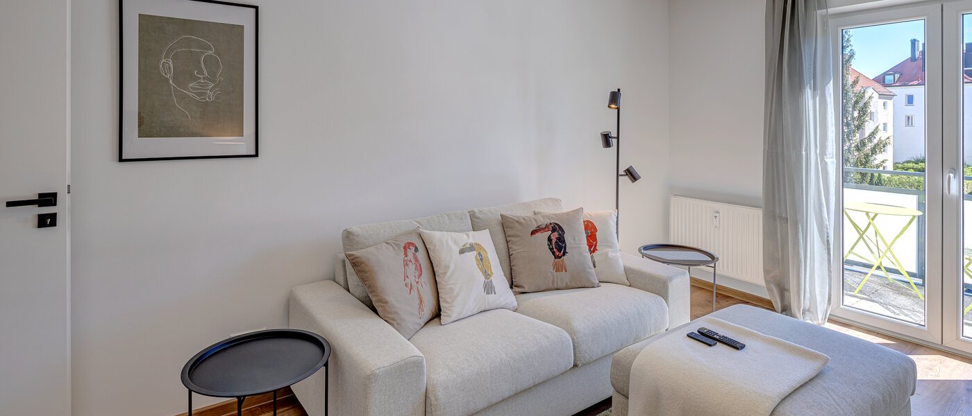 apartment München Obersendling 04 living room 13112