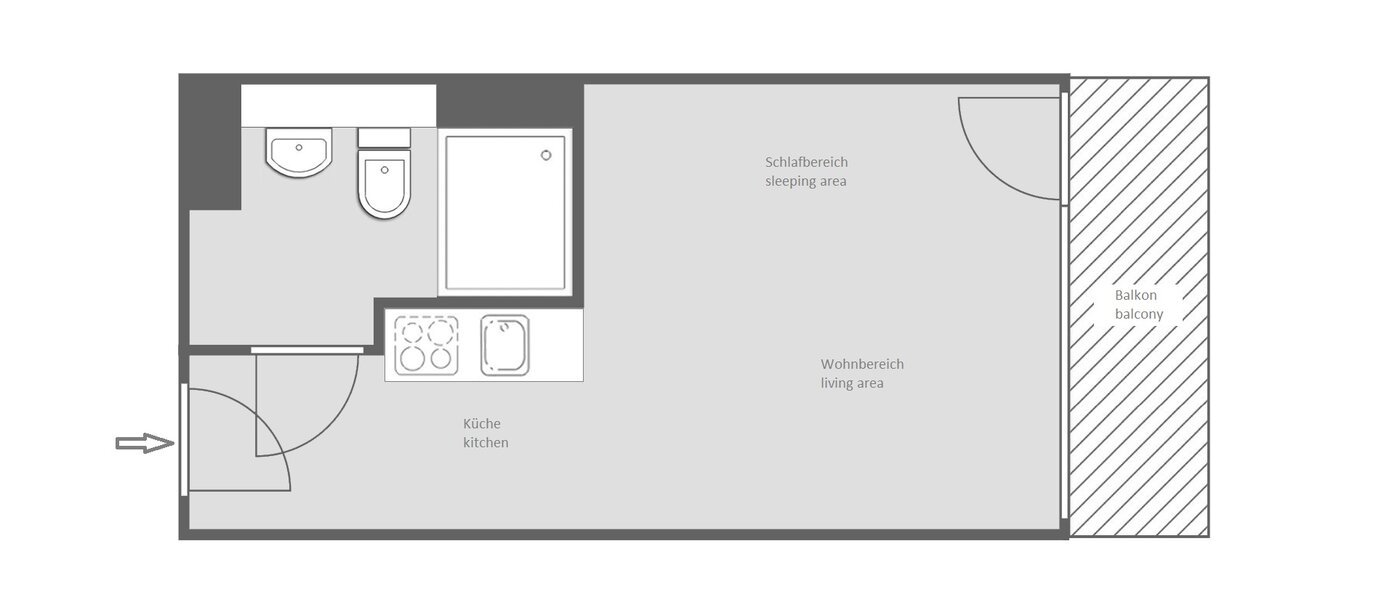 apartment München Au 01 floor plan 13114