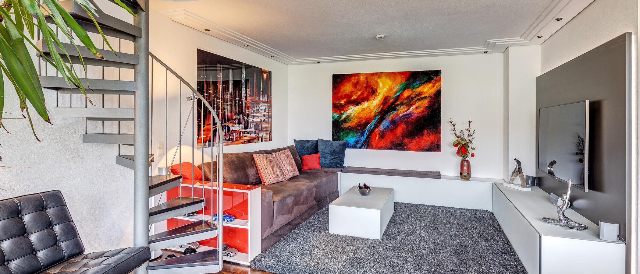 maisonette-gallery apartment Unterföhring 03 living area 13159