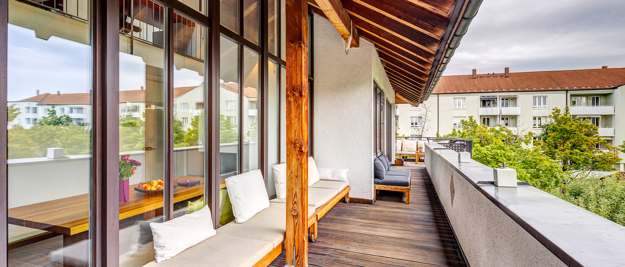 maisonette-gallery apartment Unterföhring 02 roof terrace 13159