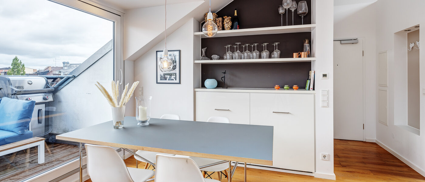 maisonette-gallery apartment München Maxvorstadt - Museumsviertel 02 dining area 13166