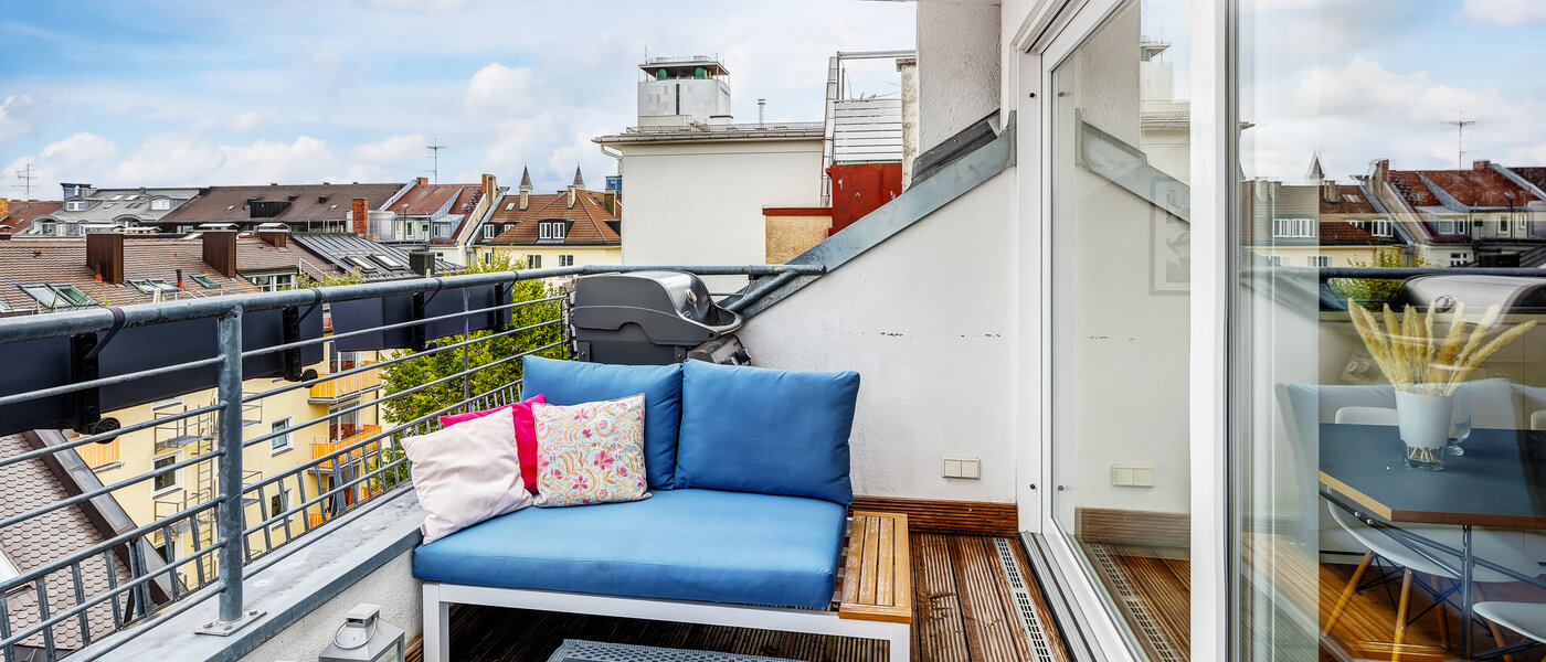 maisonette-gallery apartment München Maxvorstadt - Museumsviertel 02 roof terrace 13166
