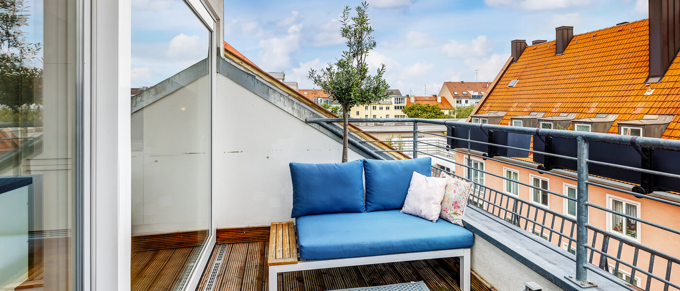 maisonette-gallery apartment München Maxvorstadt - Museumsviertel 03 roof terrace 13166