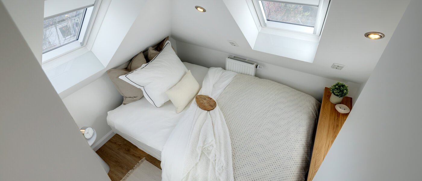 attic apartment München Au 02 sleeping area 13187