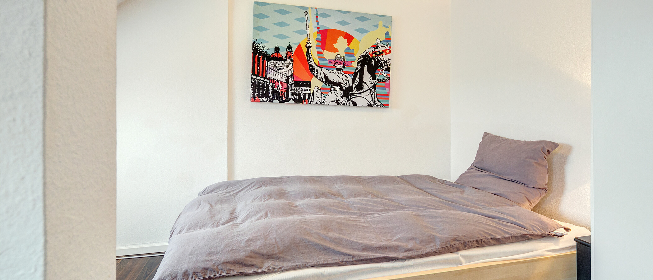 attic apartment München Maxvorstadt 01 sleeping area 1321