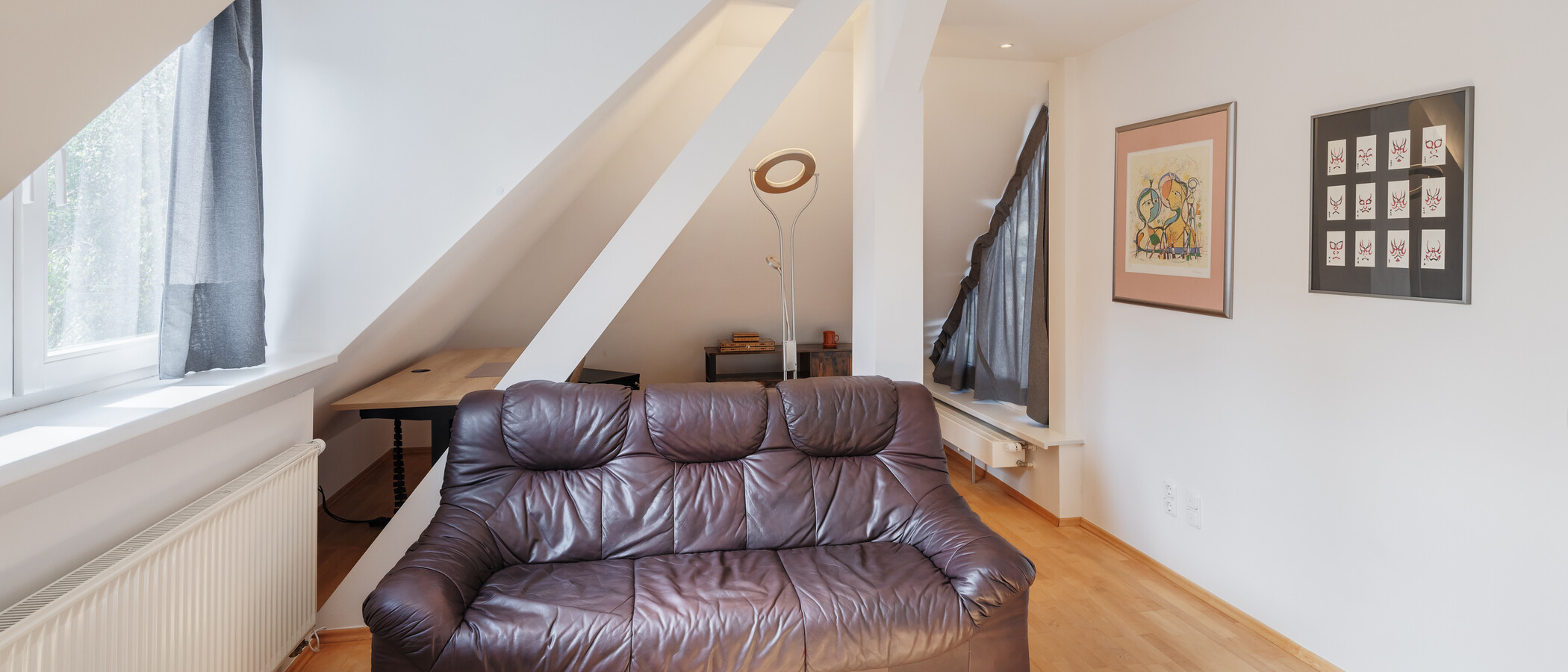 attic apartment München Laim 02 living room 13229