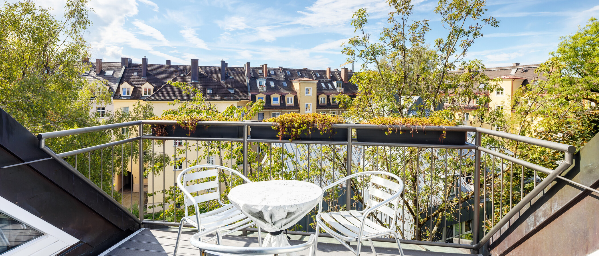 attic apartment München Laim 01 1. roof terrace 13229