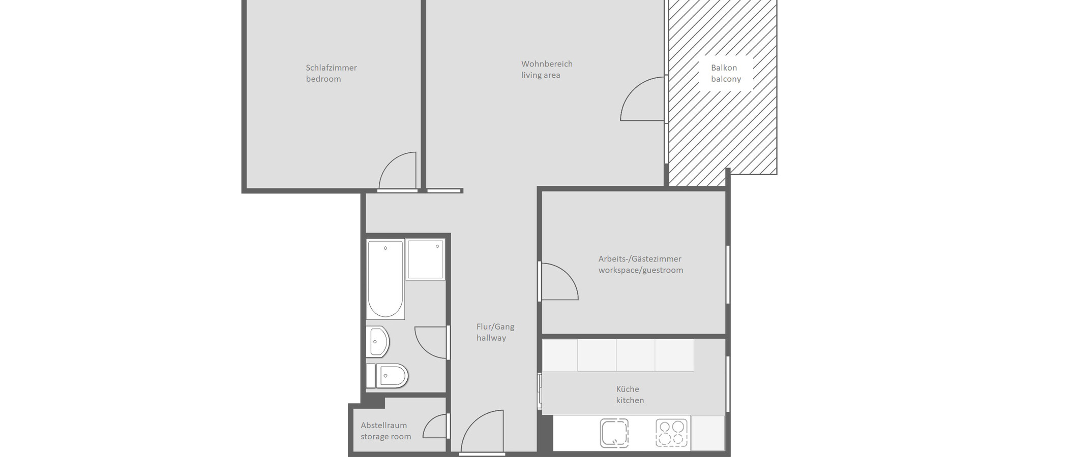 apartment München Solln 01 floor plan 13230