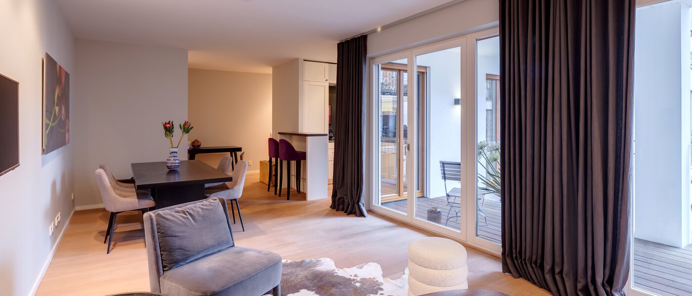 apartment München Maxvorstadt - Westen 04 living area 13240