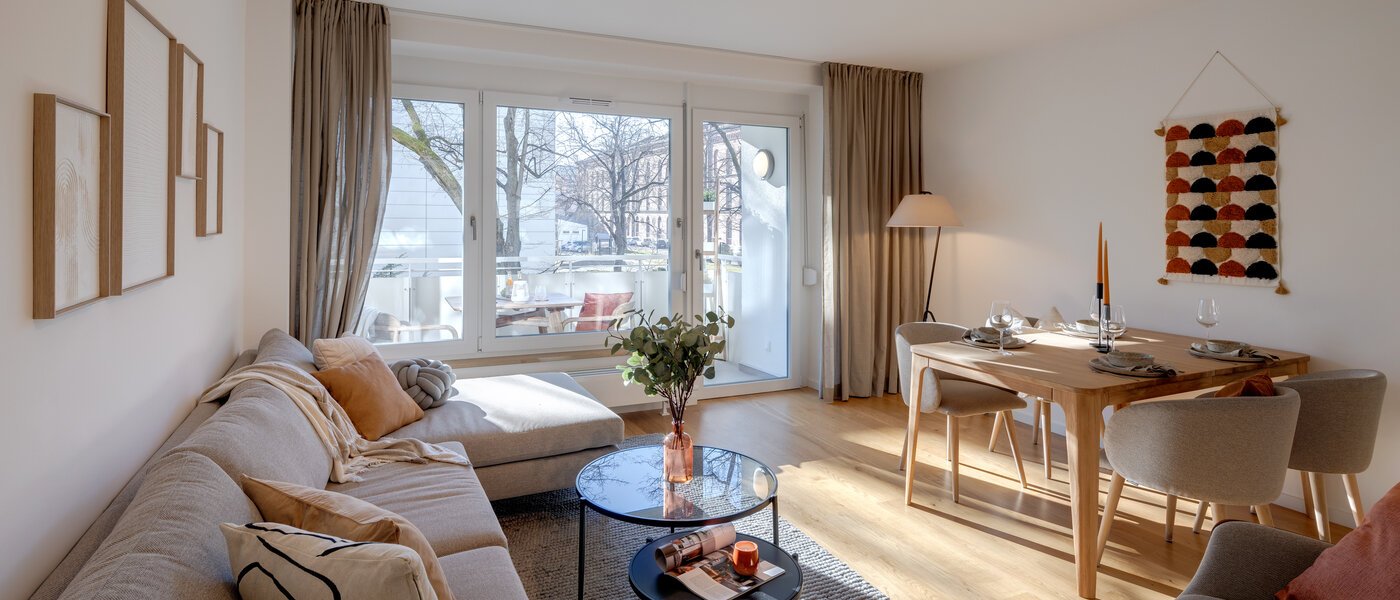apartment München Maxvorstadt - Westen 01 living area 13243