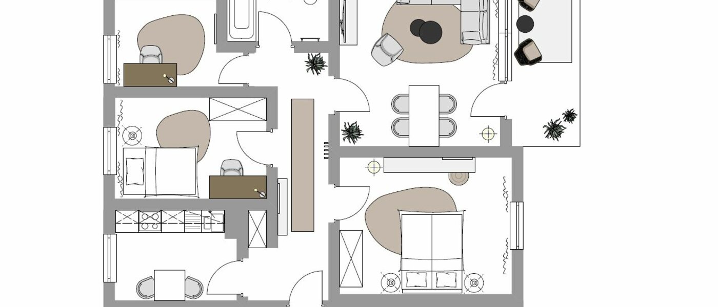 apartment München Maxvorstadt - Westen 01 floor plan 13243